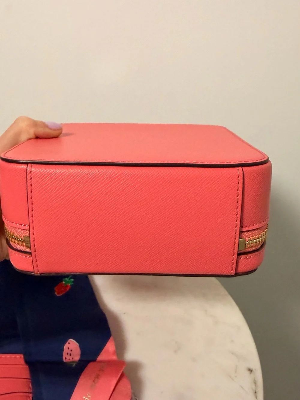 Kate Spade Vanity Crossbody + Card Holder + Strawberry Twilly 3-Piece Set